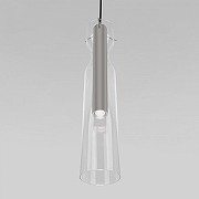 Подвесной светильник Eurosvet Swan 50253/1 LED графит цвет плафона/подвески Прозрачный, цвет арматуры Графит-1