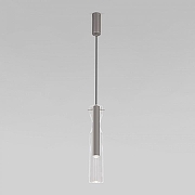 Подвесной светильник Eurosvet Swan 50253/1 LED графит цвет плафона/подвески Прозрачный, цвет арматуры Графит-2