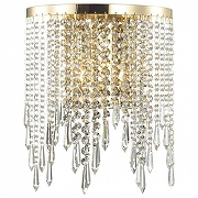 Бра Odeon Light Chokka 5028/2W цвет плафона/подвески Прозрачный, цвет арматуры Золото