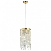 Подвесной светильник Odeon Light Chokka 5028/3 цвет плафона/подвески Прозрачный, цвет арматуры Золото-1