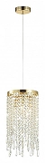Подвесной светильник Odeon Light Chokka 5028/3 цвет плафона/подвески Прозрачный, цвет арматуры Золото-3