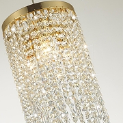 Подвесной светильник Odeon Light Chokka 5028/3 цвет плафона/подвески Прозрачный, цвет арматуры Золото-4