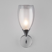 Бра Eurosvet Cosm1c 50285/1 хром цвет плафона/подвески Белый, Прозрачный, цвет арматуры Хром-1