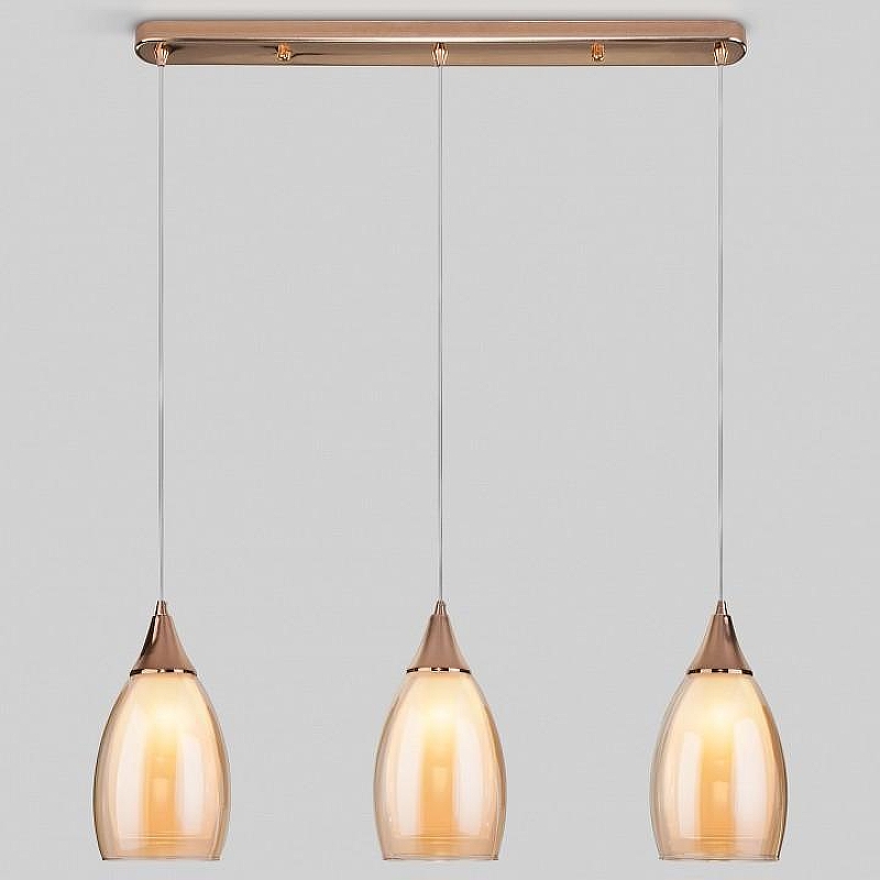 Подвесной светильник Eurosvet Cosm1c 50285/3 золото 