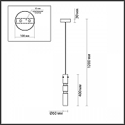 Подвесной светильник Odeon Light Scrow 5059/5LA цвет золотой-5