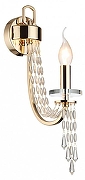 Бра Odeon Light Capel 5063/1W цвет плафона/подвески Прозрачный, цвет арматуры Золото