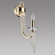 Бра Odeon Light Capel 5063/1W цвет плафона/подвески Прозрачный, цвет арматуры Золото-2