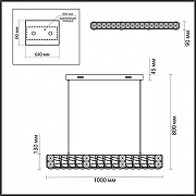 Подвесной светильник Odeon Light Vers1on 5071/40L цвет золото-5