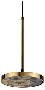 Подвесной светильник Odeon Light Berg1 5079/15L цвет плафона/подвески Бежевый, цвет арматуры Золото
