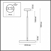 Подвесной светильник Odeon Light Berg1 5079/15L цвет плафона/подвески Бежевый, цвет арматуры Золото-10