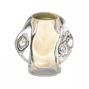Настольная лампа Odeon Light Jemstone 5085/2TL цвет плафона/подвески Прозрачный, цвет арматуры Золото-1