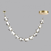 Подвесной светильник Odeon Light Jemstone 5085/48L цвет плафона/подвески Прозрачный, цвет арматуры Золото-1