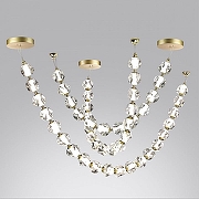Подвесной светильник Odeon Light Jemstone 5085/48L цвет плафона/подвески Прозрачный, цвет арматуры Золото-4