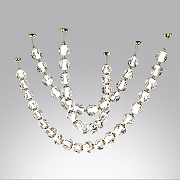 Подвесной светильник Odeon Light Jemstone 5085/48L цвет плафона/подвески Прозрачный, цвет арматуры Золото-5