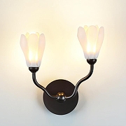 Бра Odeon Light Gard1 5090/2W цвет плафона/подвески Белый, цвет арматуры Черный-1