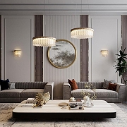 Подвесной светильник Odeon Light Cleo 5091/60L цвет плафона/подвески Прозрачный, цвет арматуры Золото-5