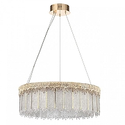 Подвесной светильник Odeon Light Cleo 5091/80L цвет плафона/подвески Прозрачный, цвет арматуры Золото-2