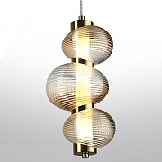 Подвесной светильник Odeon Light Bruco 5095/12L цвет плафона/подвески Оранжевый, цвет арматуры Латунь