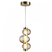 Подвесной светильник Odeon Light Bruco 5095/12L цвет плафона/подвески Оранжевый, цвет арматуры Латунь-1