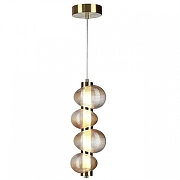 Подвесной светильник Odeon Light Bruco 5095/17L цвет плафона/подвески Оранжевый, цвет арматуры Латунь-1