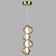 Подвесной светильник Odeon Light Bruco 5095/17L цвет плафона/подвески Оранжевый, цвет арматуры Латунь-2