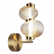Бра Odeon Light Bruco 5095/8WL цвет плафона/подвески Оранжевый, цвет арматуры Латунь-1