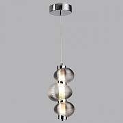 Подвесной светильник Odeon Light Bruco 5096/12L цвет плафона/подвески Светло-серый, цвет арматуры Хром-2