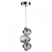 Подвесной светильник Odeon Light Bruco 5096/12L цвет плафона/подвески Светло-серый, цвет арматуры Хром-3