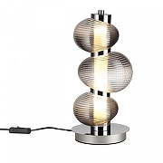 Подвесной светильник Odeon Light Bruco 5096/12TL цвет плафона/подвески Светло-серый, цвет арматуры Хром-1
