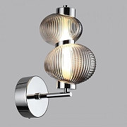 Бра Odeon Light Bruco 5096/8WL цвет плафона/подвески Светло-серый, цвет арматуры Хром-2