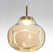 Подвесной светильник Odeon Light Vaso 5097/4L цвет плафона/подвески Оранжевый, цвет арматуры Бронза