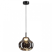 Подвесной светильник Odeon Light Vaso 5097/4LC цвет плафона/подвески Светло-серый, цвет арматуры Черный-1