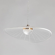 Подвесной светильник De City Оскар 62 510014601 цвет плафона/подвески Прозрачный, цвет арматуры Золото-3