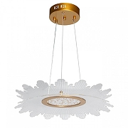 Подвесной светильник De City Оскар 62 510014901 цвет плафона/подвески Прозрачный, цвет арматуры Золото-1