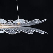 Подвесной светильник De City Оскар 62 510014901 цвет плафона/подвески Прозрачный, цвет арматуры Золото-8