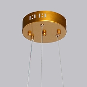 Подвесной светильник De City Оскар 62 510014901 цвет плафона/подвески Прозрачный, цвет арматуры Золото-10