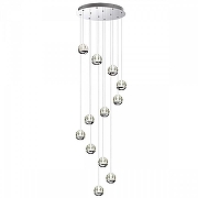 Подвесной светильник Odeon Light Sono 5100/60L цвет плафона/подвески Прозрачный, Хром, цвет арматуры Хром-1