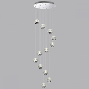 Подвесной светильник Odeon Light Sono 5100/60L цвет плафона/подвески Прозрачный, Хром, цвет арматуры Хром-2