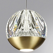 Подвесной светильник Odeon Light Sono 5101/5L цвет плафона/подвески Бронза, Прозрачный, цвет арматуры Бронза