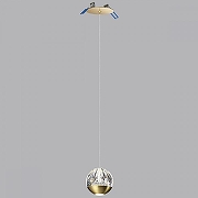Подвесной светильник Odeon Light Sono 5101/5L цвет плафона/подвески Бронза, Прозрачный, цвет арматуры Бронза-1