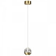 Подвесной светильник Odeon Light Sono 5101/5L цвет плафона/подвески Бронза, Прозрачный, цвет арматуры Бронза-3