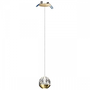Подвесной светильник Odeon Light Sono 5101/5L цвет плафона/подвески Бронза, Прозрачный, цвет арматуры Бронза-4