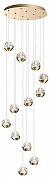 Подвесной светильник Odeon Light Sono 5101/60L цвет плафона/подвески Бронза, Прозрачный, цвет арматуры Бронза