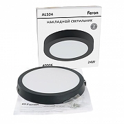 Накладной светильник Feron AL504 51075 цвет плафона/подвески Белый, цвет арматуры Черный-6