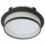 Встраиваемый светильник Feron DL700 51094 цвет плафона/подвески Черный, цвет арматуры Черный