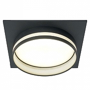 Встраиваемый светильник Feron DL703 51100 цвет плафона/подвески Черный, цвет арматуры Черный-1