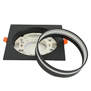 Встраиваемый светильник Feron DL703 51100 цвет плафона/подвески Черный, цвет арматуры Черный-7