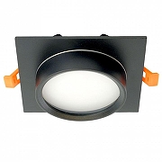 Встраиваемый светильник Feron DL505 51104 цвет плафона/подвески Черный, цвет арматуры Черный-1