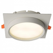 Встраиваемый светильник Feron DL705 51107 цвет плафона/подвески Белый, цвет арматуры Белый-1