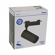 Светильник на штанге Feron AL137 51178 цвет плафона/подвески Черный, цвет арматуры Черный-7